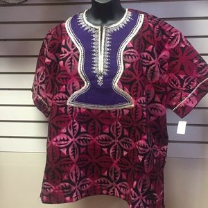 Men’s African Print Shirt
